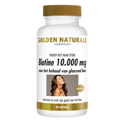 GOLDEN NATURALS BIOTINE 10.000MCG 90 CAPSULES